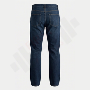 Nouveau design 2025 – Jean cargo homme délavé à boutons, écoresponsable, taille mi-haute, coupe droite, 100 % coton, prix compétitif, vente en gros - Product Image 2