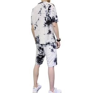 Venta al por mayor 5XL de talla grande conjuntos de Hombre Ropa de entrenamiento de verano 2 pantalones cortos de dos piezas conjunto Jogger Joggers trajes - Product Image 5