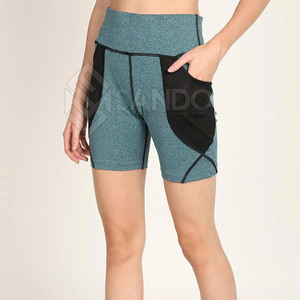 กางเกงขาสั้นคาร์โก้ผู้หญิงขายดี คุณภาพสูง ผ้าฝ้าย 100% แห้งเร็ว สวมใส่สบาย ระบายอากาศได้ดี พร้อมเชือกผูกเอว - Product Image 6