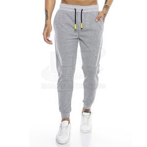 Pantalon de survêtement en molleton lourd de style hip-hop sur mesure de haute qualité pour homme, en polyester/coton, jambe droite - Product Image 3