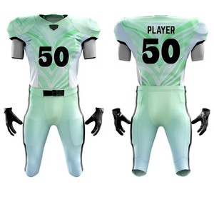 <b>Low</b> MOQ Best Quality American Football Uniform High Quality Breathable <b>Top</b> Trending with Short Sleeves Wholesale Price For Adult - Product Image 5