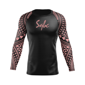 Custom Printed Rash Guard Sublimation Printed <b>Rashguard</b> Mma Rushguard <b>Bjj</b> OEM Mma Rash Guards - Product Image 3