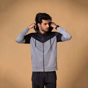 Nuevo diseño de ropa deportiva informal para hombres Otoño Invierno Jogger conjuntos de dos piezas al por mayor-camisa polar y pantalones de chándal con logotipo - Product Image 2