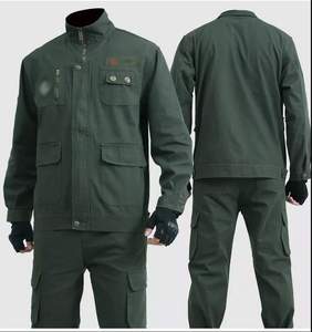 Uniforme Táctico al por Mayor, Pantalones de Seguridad, Ropa de Trabajo de Ingeniería para Pilotos, Chaqueta Verde con Pantalones Cargo - Product Image 4
