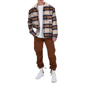 Veste en sherpa à fermeture éclair personnalisée, chaude et confortable, pour les jeunes, vente chaude, hiver, polyester, veste en sherpa polaire personnalisée pour l'hiver - Product Image 3