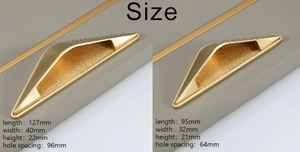 Gold drawer brass cabinet <b>pull</b> <b>handle</b> knobs for home kitchen office furniture hardware <b>door</b> drawer wardrobe cabinet <b>handle</b> 2023 - Product Image 5