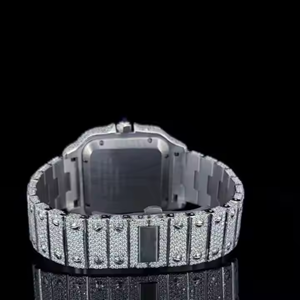 Montre en diamant moissanite montres de bus pour hommes femmes meilleur vendeur indien fournisseur fabricant prix de gros - Product Image 4