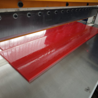 Plaque en élastomère polyuréthane sur mesure, plaque en uréthane robuste pour revêtement de goulottes, plaque de protection et industrie de la manutention