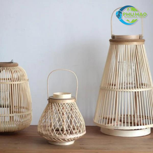 Lleva el arte a tu hogar con RATTAN BAMBOO LANTERN CHANDELIERS Decoración para el hogar Restaurante Resort Garden - Product Image 6