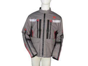 Veste de moto en cuir sur mesure, imperméable, coupe-vent, respirante, séchage rapide, grande taille, style zippé, textile Cordura, unisexe - Product Image 3