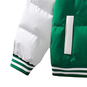 Veste matelassée décodée Varsity Puffer pour hommes avec logo personnalisé Vente en gros Personnaliser Veste matelassée Vêtements pour hommes - Product Image 4