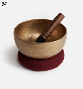 ชามทองเหลืองพร้อมเสียงสะท้อนลึกเหมาะสำหรับศูนย์บำบัดห้องฝึกสมาธิและพื้นที่ทางจิตวิญญาณสตูดิโอโยคะ - Product Image 3