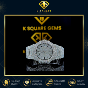 Nuevo Reloj de Pulsera de Diamantes de Moissanita Automático de Cuarzo de Acero Inoxidable Analógico Resistente al Agua de Lujo de Excelente Calidad - Product Image 6