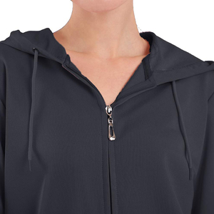 Customized Logo Sporty Solid Women's for Wear 2-Piece Sweatsuit <b>Set</b> with Drawstring Sweatshirt and Sweatpants - Product Image 6