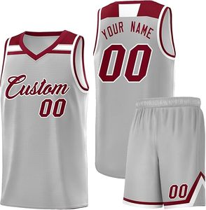 Uniforme de baloncesto transpirable de último estilo, diseño único para adultos, conjuntos impresos disponibles en servicio OEM a la venta, último estilo - Product Image 3