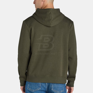 Sweats à capuche d'hiver respirants de haute qualité pour hommes personnalisable nouveau Style motif solide col à capuche coton/Polyester quantité en vrac - Product Image 2