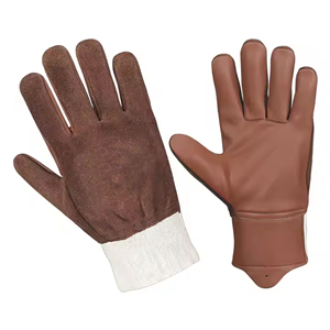 Gants de sécurité en cuir de vachette pour conducteurs et travailleurs de la construction industrielle Gants de travail de construction industrielle pour conducteurs - Product Image 6