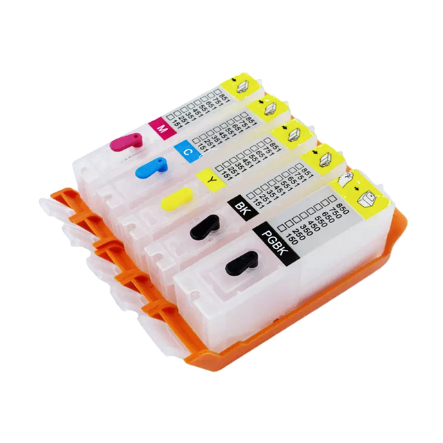 HESHUN CLI-451 PGI-450 Refill Ink Cartridge for Canon Pixma MG5440 MG5540 MG5640 IX6840 IX6540 IP8740 Printer Cartridges