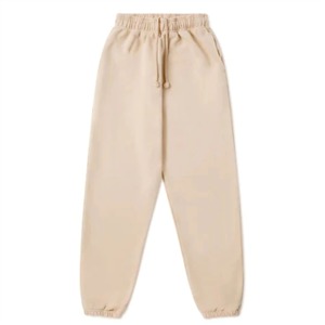 Custom Made Men's Casual Straight <b>Joggers</b> Sweatpants Loose <b>Stacked</b> Pants in Solid Colors with Mid Waist Canvas Fabric - Product Image 1