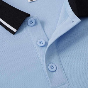 Chemises polo pour hommes à manches courtes en coton/polyester de couleur unie, vente chaude 2026 - Product Image 6