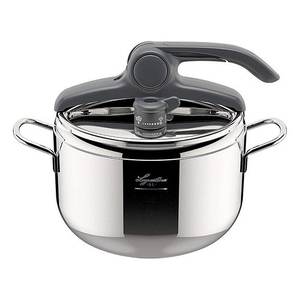 Olla a Presión AMICA Lagostina de Acero Inoxidable (5 Litros) Cromado Pulido 'Lagoeasy'UP 010011010505 - Product Image 1