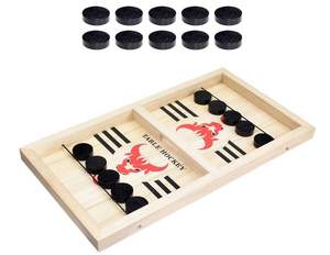 Jeu de hockey sur doigts en bois écologique |   Finition artisanale de bonne qualité |   Vente en gros, meilleur prix - Product Image 2