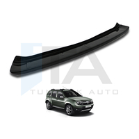 Suv duster 2010 2017 2018 et sur le couvercle du pare-chocs arrière capuchon en plastique anti-rayures haute qualité épais abs plastique verre mat
