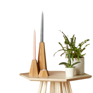 Merveilleux Design Home Lighting Accessoires Table Top Bougeoir Deluxe Qualité À La Main En Bois Bougeoir Chandelier - Product Image 1