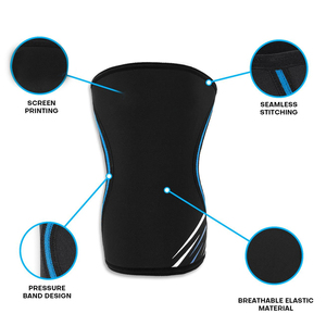 Heavy Duty 7mm <b>Neoprene</b> Lightweight Breathable Foldable Weightlifting <b>Knee</b> Pads Comprehensive Protection Non-Slip Thick <b>Knee</b> - Product Image 3