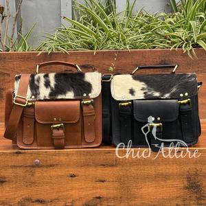 New Fashion Luxury Cowhide Leather <b>Ladies</b> Purses Shoulder Strap Messenger Bag Women's Handbag Travel Shoulder Crossbody Handbags - Product Image 1