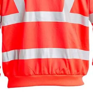 เสื้อฮู้ดผู้ชายผ้าฟลีซโพลีเอสเตอร์ 100% คุณภาพสูง สะท้อนแสงสำหรับฤดูหนาว เหมาะสำหรับงานกลางแจ้ง - Product Image 4