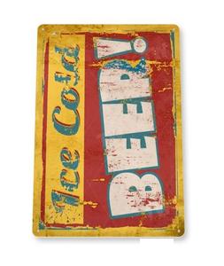 Cartel de chapa de metal de alta calidad duradero Vintage cartel de chapa de metal elegante hotel para el hogar Decoración al aire libre uso en precio al por mayor - Product Image 2