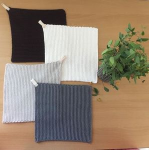 Vente en gros de mitaines de four en coton tricoté personnalisées Résistance à la chaleur pour la cuisson Manique écologique Passe au lave-vaisselle Couleurs personnalisées pour - Product Image 3