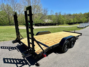 Remolque de Plataforma Usado 7x18 7K, Semirremolque de 3 Ejes, Capacidad de 1001-2000 kg - Product Image 3