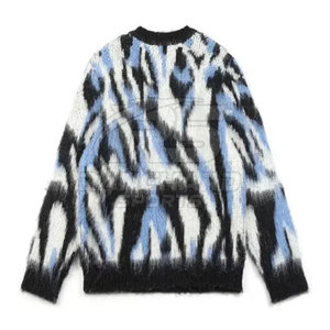 Pull en laine chaud pour homme, confortable et élégant, pull oversize pour homme, tricot épais et chaud - Product Image 2