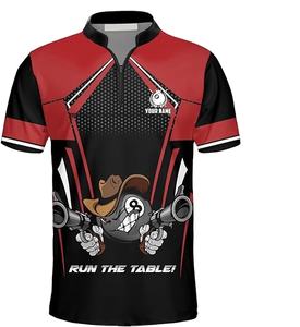 Camiseta de Snooker Personalizada de Talla Grande para Hombre, Jersey de Billar para Equipo, Impresión por Sublimación, Transpirable, de Secado Rápido, Uniforme Deportivo - Product Image 2