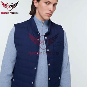 Chaleco acolchado personalizado OEM para hombre-Chaleco acolchado térmico resistente al viento para moda informal de hombre de alta calidad - Product Image 5