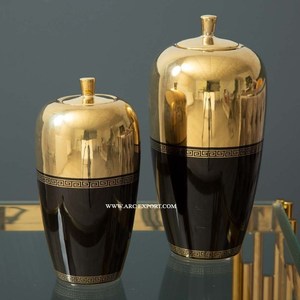 Meilleure vente de vase à fleurs en métal en acier inoxydable pour la maison salon décoration extérieure décor de fête de mariage vase en métal poli brillant - Product Image 2