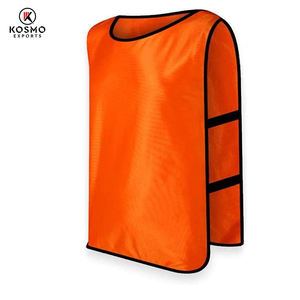 Wholesale High Quality Polyester Soccer Vest Custom Breathable Football Training Bibs Name <b>Printing</b> 100% <b>Mesh</b> High Soccer Wear - Product Image 3