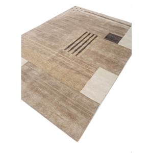 พรมขนสัตว์ถักมือสีเบจและสีน้ำตาลลายแบบนามธรรมสำหรับห้องนั่งเล่น ทางเข้าบ้าน และโถงทางเดิน-AIWT-3017 สำหรับวัยรุ่น - Product Image 2