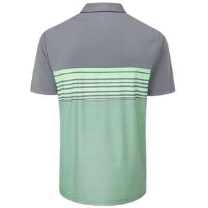 เสื้อกอล์ฟสำหรับผู้ชายผ้าคอตตอนและใยไม้ไผ่แบบแห้งเร็วระบายอากาศได้ดีพิมพ์โลโก้ตามสั่ง100% - Product Image 5