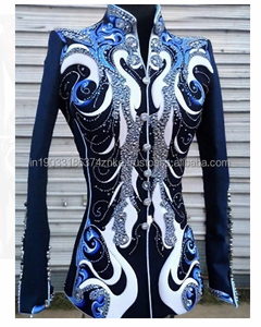 Veste équestre pour hommes et femmes équitation veste de spectacle personnalisée vêtements équestres - Product Image 4