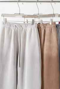 Pantalones de chándal lavados vintage de 2025 colores personalizados, ropa de calle de lana de algodón en blanco para hombre, pantalones deportivos lavados con ácido desgastados para correr - Product Image 4
