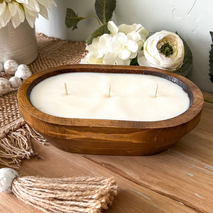 Dernier bol à pâte à bougie en bois de manguier au design moderne Finition naturelle Taille personnalisée pour la décoration de table à des prix acceptables - Product Image 3