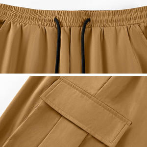 กางเกงกันลมปรับแต่งได้ตามต้องการกางเกงกันน้ำน้ำหนักเบาพร้อมโลโก้ตัวเลือกสำหรับวิ่งยิมเดินทางกลางแจ้งและใช้งานสบายๆ - Product Image 2