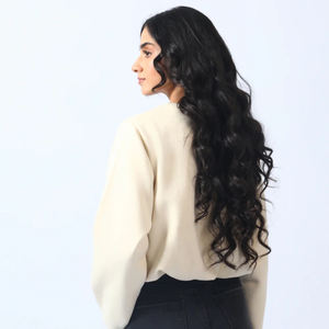 เสื้อสเวตเตอร์แบบสวมหัวแขนยาวแฟชั่นสำหรับผู้หญิงเสื้อสเวตเตอร์พิมพ์ลายกราฟิก - Product Image 5