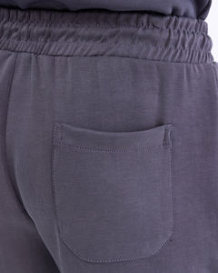 Pantalones Cortos de Tela Suave Gris Oscuro para Hombre de Fabricante Pakistaní, Cintura Alta Elástica, Alta Calidad con Bolsillo, Pantalones Cortos de Algodón - Product Image 4