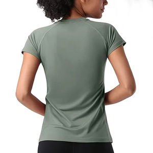 Ropa más vendida, camiseta para mujer, estampado de logotipo personalizado, cuello redondo, las mejores camisetas para mujer, camisetas de manga corta para mujer para verano - Product Image 5