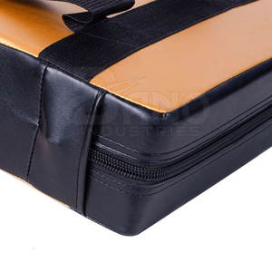 Custom Made <b>Muay</b> <b>Thai</b> Kick <b>Pads</b> Leather Kick Boxing <b>Pads</b> Training Punching Kick Shields in Stock - Product Image 5