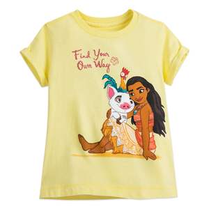 T-shirt en jersey de coton 100% écologique mignon pour fille, tissu tricoté teint en plaine avec sérigraphie à rayures - Product Image 1